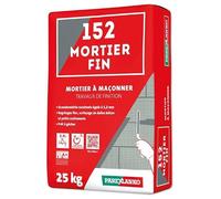 PAREXLANKO - Mortier fin de finition - 152 MORTIER FIN - Gris - 25kg