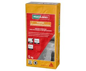 Parexlanko - Mortier pour maçonnerie - Mortier d’imperméabilisation - 5kg | Mortier hydrofuge - Fondations et murs - Bassins et piscines - Joints et arases - Granulats 0 à 4 mm