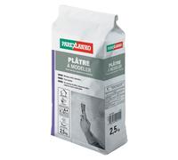 PAREXLANKO - Plâtre à modeler - 2,5kg | Pour réparation, enduit et moulage intérieur - Prise facile - Finition soignée - Polyvalent pour travaux courants