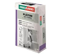 Parexlanko, Plâtre de Paris, Plâtre pour travaux de maçonnerie intérieur, 25kg Gris