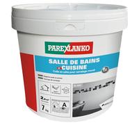 Parexlanko, Salle de bains et cuisine, Colle carrelage en pâte pour mur intérieur spécial pièces humides, 7kg