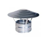 Parfait Chinesino Chemins Circulaire Anti-Pluie Acier Inoxydable Diamètre 350 mm Terminal statique pour conduits de cheminée