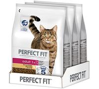 Parfait Fit - Cat complète Nourriture sèche - Poulet - Lot 3 x 2.8 kg Adult