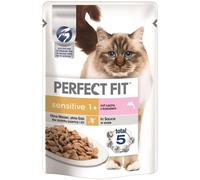 Parfait Fit Chats Sachets Fresh Sensitive 1+ Saumon 85gx12