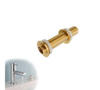 PARFCO Passe Paroi, G1/2 Laiton Raccord de Réservoir D'eau en Laiton, Raccord pour Citerne D'eau de Pluie avec Joint Silicone, pour Raccordement Réservoirs D'eau, Châteaux D'eau, Pompes à Eau
