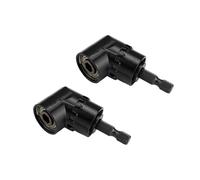 PARFCO Renvoi D'angle Visseuse 2 Pièces 105 Degrés Multifonction Angle Droit Pilote, Foret à Angle Droit, Porte-Embout Tournevis, pour Perçage Dans Espaces Étroits Renvoi D'angle