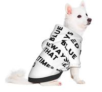 Parfois, C'est comme ça. Sweat à Capuche pour Chien, Pull d'hiver Chaud et Extensible pour Chiens de Petite, Moyenne et Grande Taille (très Grand).