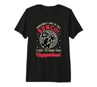 Parfois, J'aime Crier Bunco Party Game Gambling Bunco T-Shirt Haut de Gamme