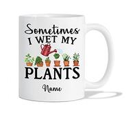 Parfois J'Arrose Mes Plantes Mug Drôle Tasse À Thé Céramique Tasse À Café Cadeaux Amusants Pour Bureau Collègue Anniversaire 330 Ml