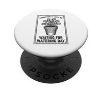 Parfois, j'attends Juste Le Jour de l'arrosage Venus Flytrap PopSockets PopGrip Adhésif