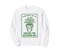 Parfois, j'attends Juste Le Jour de l'arrosage Venus Flytrap Sweatshirt