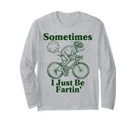 Parfois, Je Fais Juste péter Un drôle de Motard Cycliste Manche Longue