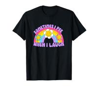 Parfois, je fais pipi quand je ris, un mème plein d'esprit et plein d'esprit de la génération Z du Y2K T-Shirt