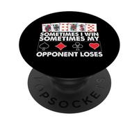 Parfois Je gagne Parfois Mon adversaire perd PopSockets PopGrip Adhésif