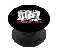 Parfois Je gagne Parfois Mon adversaire perd PopSockets PopGrip Adhésif