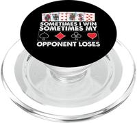 Parfois Je gagne Parfois Mon adversaire perd PopSockets PopGrip pour MagSafe
