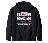 Parfois Je gagne Parfois Mon adversaire perd Sweat à Capuche