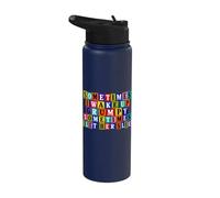 Parfois, je la laisse dormir Un drôle de texte de rançon grincheux Stainless Steel Insulated Water Bottle
