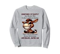 Parfois, Je m'assois tranquillement et Je me Demande Pourquoi Je ne suis Pas dans Un état Mental Sweatshirt