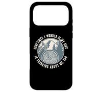 Parfois Je me Demande si Mon vélo Pense MTB Fahrrad Bike Coque pour iPhone 17 Pro Max