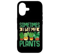 Parfois, Je mouille Mes Plantes avec Un Jeu de Mots Amusant Coque pour iPhone 17
