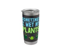 Parfois je mouille mes plantes Gobelet isotherme en acier inoxydable double paroi