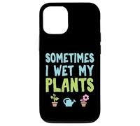 Parfois, Je mouille Mes Plantes, Jardinage Amusant Coque pour iPhone 12/12 Pro