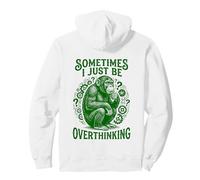 Parfois, Je Pense Juste trop à Monkey Funny Meme Vintage Sweat à Capuche