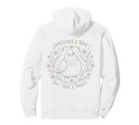 Parfois Je Pense mais Ensuite j'oublie Bird Funny Sweat à Capuche