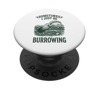 Parfois, Je suis Juste en Train de Creuser Un drôle d'uromastyx introverti PopSockets PopGrip Adhésif