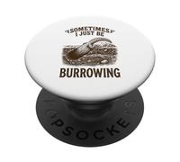 Parfois, Je suis Juste en Train de Creuser Un drôle d'uromastyx introverti PopSockets PopGrip Adhésif