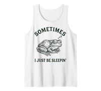 Parfois, Je suis Juste en Train de Dormir Funny Frog Débardeur