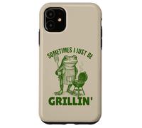 Parfois, Je suis Juste en Train de Griller Une Grenouille, Design de Barbecue, drôle de Grand-père Coque pour iPhone 11