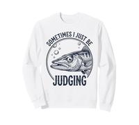 Parfois, Je suis Juste en Train de Juger Un drôle de Barracuda Side Eye Sweatshirt