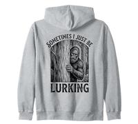 Parfois, Je suis Juste en Train de me Cacher Funny Bigfoot Vintage Cryptid Sweat à Capuche