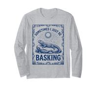 Parfois, Je suis Juste en Train de me prélasser en prenant Un Bain de Soleil Amusant avec Uromastyx Manche Longue