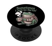 Parfois, Je suis Juste en Train de péter Frog Meme Weirdcore PopSockets PopGrip Adhésif