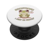 Parfois, Je suis Juste en Train De Péter T-Shirt Grenouille PopSockets PopGrip Adhésif