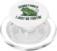 Parfois, Je suis Juste en Train De Péter T-Shirt Grenouille PopSockets PopGrip pour MagSafe