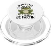 Parfois, Je suis Juste en Train De Péter T-Shirt Grenouille PopSockets PopGrip pour MagSafe