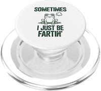 Parfois, Je suis Juste en Train De Péter T-Shirt Grenouille PopSockets PopGrip pour MagSafe