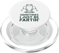 Parfois, Je suis Juste en Train De Péter T-Shirt Grenouille PopSockets PopGrip pour MagSafe