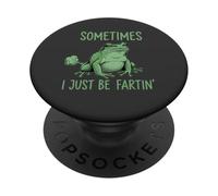 Parfois, Je suis Juste en Train de péter Un mème de Grenouille drôle PopSockets PopGrip Adhésif