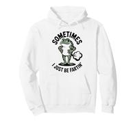Parfois, Je suis Juste en Train de péter Un mème de Grenouille drôle Sweat à Capuche