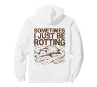 Parfois, Je suis Juste en Train de pourrir Possum Funny Retro Meme Vintage Sweat à Capuche
