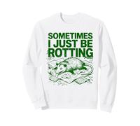 Parfois, Je suis Juste en Train de pourrir Un Opossum Funny GenZ Meme Vintage Sweatshirt