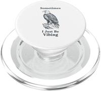 Parfois, Je suis Juste en Train de vibrer Eagle Funny Retro Meme Vintage PopSockets PopGrip pour MagSafe
