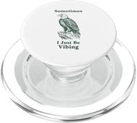 Parfois, Je suis Juste en Train de vibrer Eagle Funny Retro Meme Vintage PopSockets PopGrip pour MagSafe