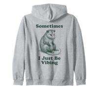 Parfois, Je suis Juste en Train de vibrer Opossum Funny Retro Meme Vintage Sweat à Capuche