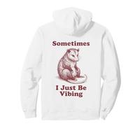 Parfois, Je suis Juste en Train de vibrer Opossum Funny Retro Meme Vintage Sweat à Capuche